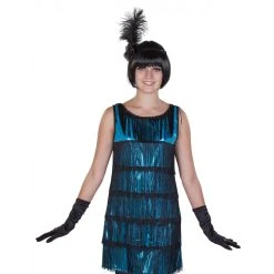 MICA Festival Handschuhe Lang 5 MICA Festival Handschuhe Lang -Mica Decorations Geschäft 4016096255466 4016096255473 charlestonkleid blau 02 3