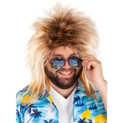 MICA Festival Perücke Für Erwachsene - Vokuhila - Blond