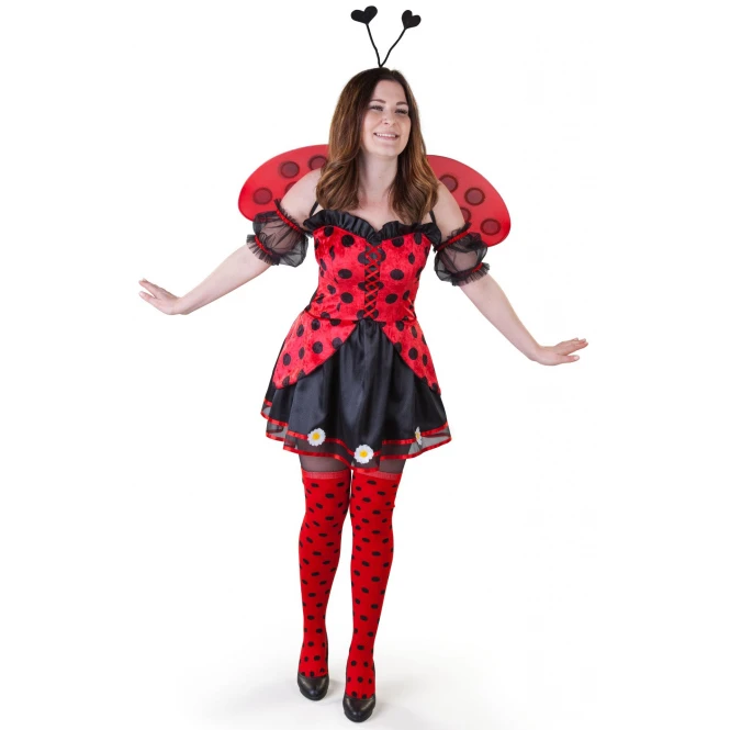MICA Festival Kostüm - Marienkäfer - Für Erwachsene - 4-teilig - Verschiedene Größen 1 MICA Festival Kostüm - Marienkäfer - Für Erwachsene - 4-teilig - Verschiedene Größen