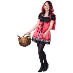 MICA Festival Kostüm - Rotkäppchen - Für Erwachsene - 2-teilig - Verschiedene Größen