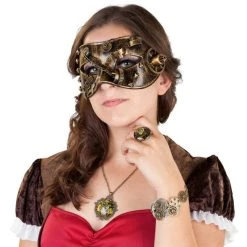 MICA Festival Faschingsschmuck - Steampunk - Für Erwachsene - 2-teilig