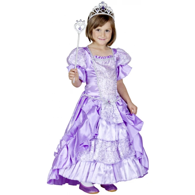 MICA Festival Kostüm - Violette Prinzessin - Für Kinder - Verschiedene Größen 1 MICA Festival Kostüm - Violette Prinzessin - Für Kinder - Verschiedene Größen