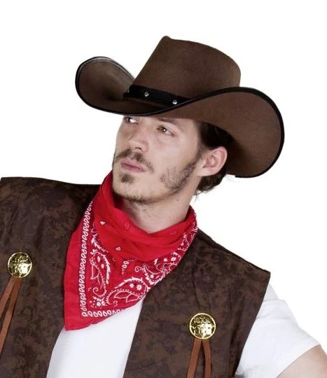 TrendDesign Cowboyhut Mit Nieten Für Erwachsene 1 TrendDesign Cowboyhut Mit Nieten Für Erwachsene