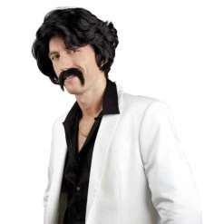 Boland Perücke - Chuck - Mit Schnurrbart - Für Erwachsene