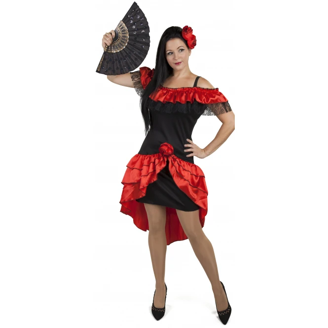 MICA Festival Fächer - Schwarz/gold - 42 X 22,5 Cm 1 MICA Festival Fächer - Schwarz/gold - 42 X 22,5 Cm