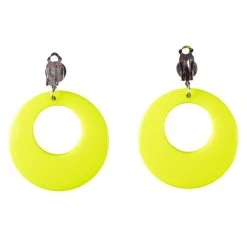 MICA Festival Faschingsschmuck - Ohrringe - Neongelb