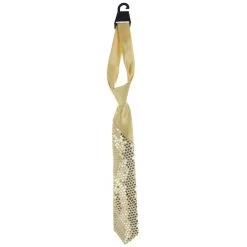 MICA Festival Krawatte Mit Pailletten - Für Erwachsene - Gold