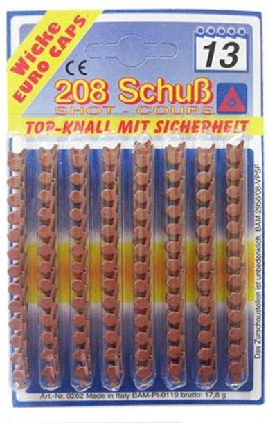 Sonstiger Hersteller Streifenmunition Für Spielzeuggewehre - 16x 13-Schuss 1 Sonstiger Hersteller Streifenmunition Für Spielzeuggewehre - 16x 13-Schuss