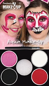 Hesse & Voormann GmbH Schminkset - Fantasy Aqua Make-Up - 6-teilig - Flamingo Oder Katze 1 Hesse & Voormann GmbH Schminkset - Fantasy Aqua Make-Up - 6-teilig - Flamingo Oder Katze