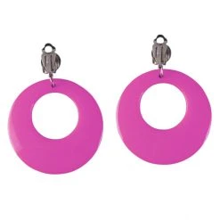 MICA Festival Faschingsschmuck - Ohrringe - Neonpink