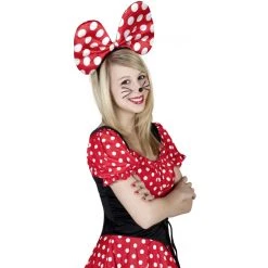 MICA Festival Haarreif - Maus - Für Erwachsene - Rot