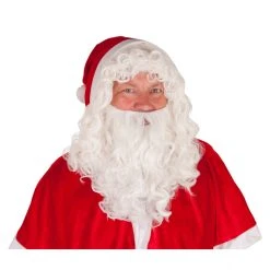 MICA Festival Perücke Für Erwachsene - Weihnachtsmann - Mit Bart